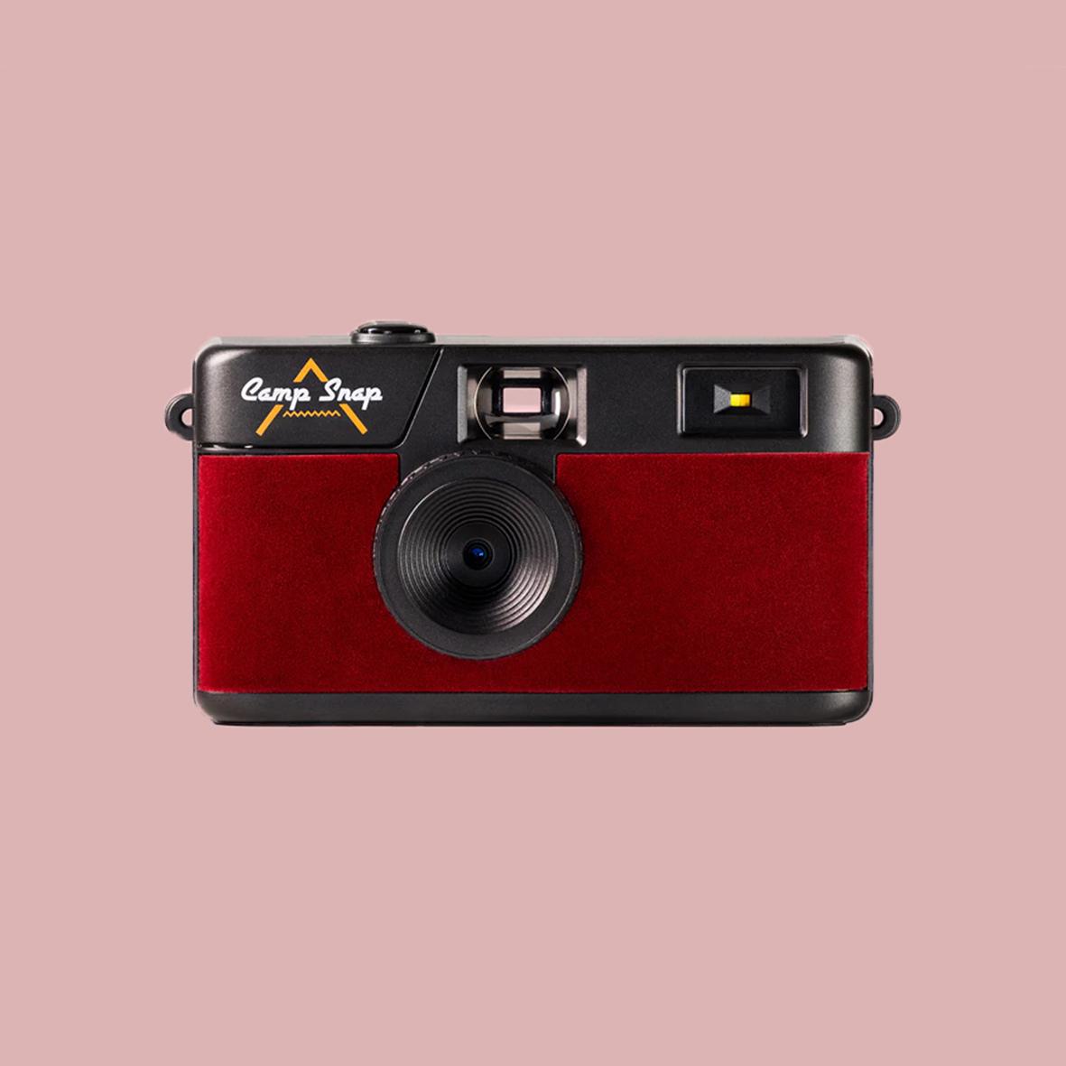Camp snap V105 - Velvet red
